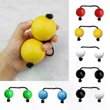 Aslatuas Bola Rítmica Música Huevos Sonajero Sonajero Calabaza Doble Asalato Tambor de Punta de Dedo