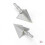 3/6/12pcs Τοξοβολία 3 Σταθερή Broadhead 100 Grain Ανοξείδωτο Κράμα Ar 2