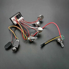 Prewired 3 Band Active Bass Circuit Active Passive EQ Equalizers Electric Bass Preamp Circuit and Tone