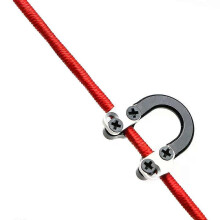1 set di arco composto D Loop con cocca a U in metallo e anello a D con cacciaviti per tiro all'aperto