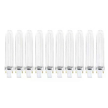 10 tubos de lámpara UV de 9 W para máquina de uñas, 365 Nm