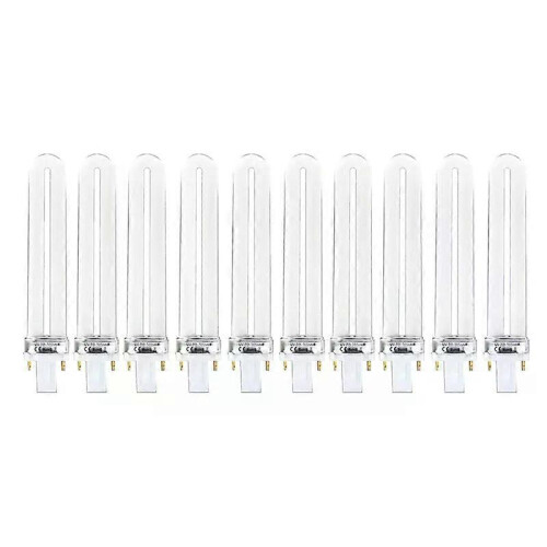10 τεμάχια 9W μηχανή νυχιών UV 365Nm λάμπα σωλήνας λάμπας