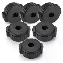 Lot de 6 écrous de cymbale en plastique à réglage rapide pour batterie de percussion, pièces de rechange