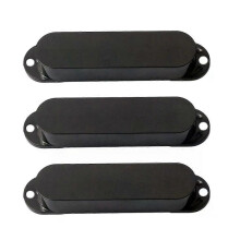 Black St Closed Single Coil Pickup Cover Sealed Pickup Covers