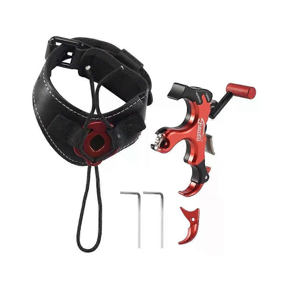 JIANZD Compound Bow Aid Releaser Thumb Release Aids Compound Bow Release Aid For Archery 3 Or 4 Finger