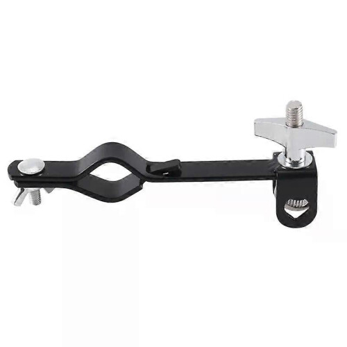 Βάση στήριξης τυμπάνου Cowbell Clamp για Jam Blocks, Ντέφι, Πιάτο Μαύρο