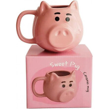 Pig Mug Cute Ceramic Coffee Mug, 18oz Animal Shaped Bone China Coffee Mug Cup, Novelty Coffee Tea Milk Mug Gifts