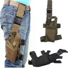 Funda universal para pistola de pierna caída, bolsa para pistola de muslo para diestros, bolsa con arnés