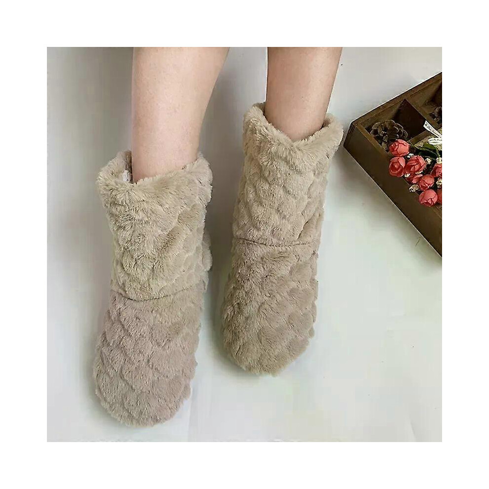 Chaussettes thermiques épaisses pour homme et femme, chaudes pour l'hiver, douces et épaisses, en velours,