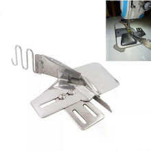 Dispositif d'ourlet pour machine Ă coudre, biais Ă double pli, bordure Ă angle droit, tube de traction