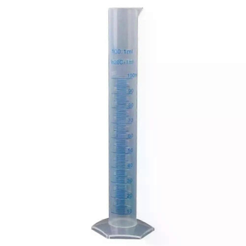 Probeta graduada de plástico para laboratorio (100 ml)