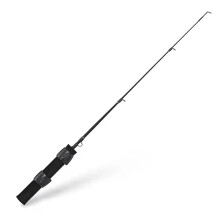 Canna da pesca sul ghiaccio LEO da 51 cm con mulinello, canna da pesca in fibra di vetro con mulinello,