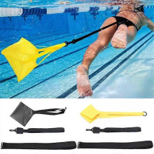 Cintura di resistenza per allenamento di forza con paracadute da nuoto e paracadute di trascinamento