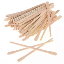 100 bastoncini per la depilazione del corpo in legno per donna, bastoncini monouso per la ceretta, kit