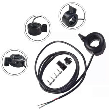 Gatillo de gas para pulgar de motocicleta eléctrica, bicicleta eléctrica, acelerador izquierdo y derecho