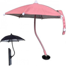 (Pink) Magnetic Phone Umbrella for Sun, 360 Rotation Phone Umbrella for Sun Shade, Outdoor Anti-Glare Cell Phone Sunshade Holder