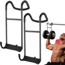 (CHINA) 2 ganchos para mancuernas, soporte para mancuernas, accesorios para press de banca con mancuernas