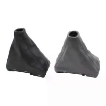 (Negro) Pomo de palanca de cambios para automóvil, funda protectora contra el polvo, funda de palanca