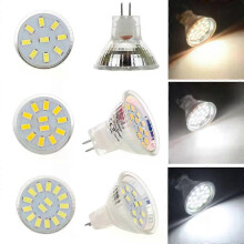 1 ampoule LED MR11 AC/DC 12 V 24 V GU4 3 W 5 W 7 W 9 LED 12 LED 15 LED 5730 SMD Blanc chaud/blanc froid