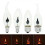 Λαμπτήρας LED Edison E14 E27 3W 220V με φλόγα, φωτιστικό Tungsten Orange Red Vintage Flickering Effect 2