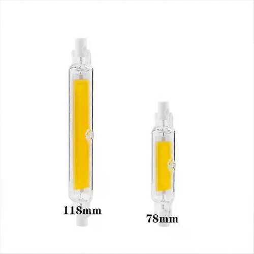 Λαμπτήρας LED R7S με δυνατότητα ρύθμισης φωτεινότητας, γυάλινο
