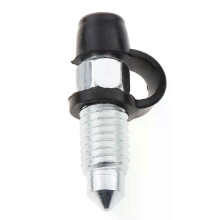 Vis de purge d'étrier de frein de moto M8 x 125 mm en acier inoxydable avec capuchon anti-poussière