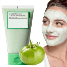 Green Tomato Clay Mask Pore Cleanser,Purifying with 49% Green Tomato Extract,Green Tomato Clay Mask