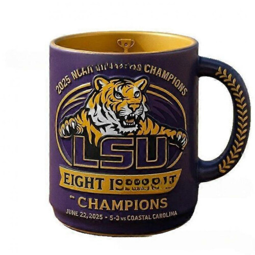 (B) Coffee Mug - LSU Tigers Coffee Mug - Champion Mug