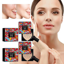 Mushroom Head Air Cushion CC Cream, 2pcs Mushroom Air Cushion CC Cream Foundation Concealer Makeup, Moisturising Brightening Foundation