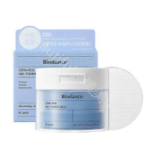 (2PCS) Cera-nol Gel Toner Pads | Hydrating, Soothing Korean Toner Pads for Sensitive Skin | 4.93 fl.oz.(140g), 60Pads