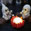 (A) Ghost Campfire Nightlight, Ghost Campfire Flickering Nightlight, Campfire Flame Halloween Nightlight, Ghost Campfire Gathering 1