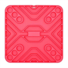 (Rose Red) Anti-gluttonous Bowl For Dogs and Cats, Slow Feeder Dog Bowl, Anti-Choking Slow Feeding Dog Bowl Cat Bowl