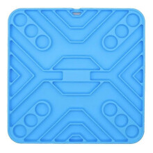 (Blue) Anti-gluttonous Bowl For Dogs and Cats, Slow Feeder Dog Bowl, Anti-Choking Slow Feeding Dog Bowl Cat Bowl