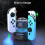 7 Colors LED Joy-Con Charging Station Compatible Switch/Switch OLED, Switch Controller Charger Dock Switch Joy-Con Charging Stand 3