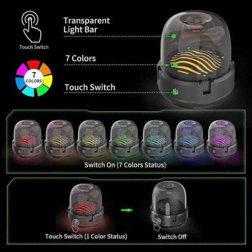 7 Colors LED Joy-Con Charging Station Compatible Switch/Switch OLED, Switch Controller Charger Dock Switch Joy-Con Charging Stand 1