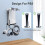 PS5 Wall Mount Kit Compatible with PS5 Digital/Disc Edition, with Hooks to Store VR Glasses, Headset, PS5 Controllers 2