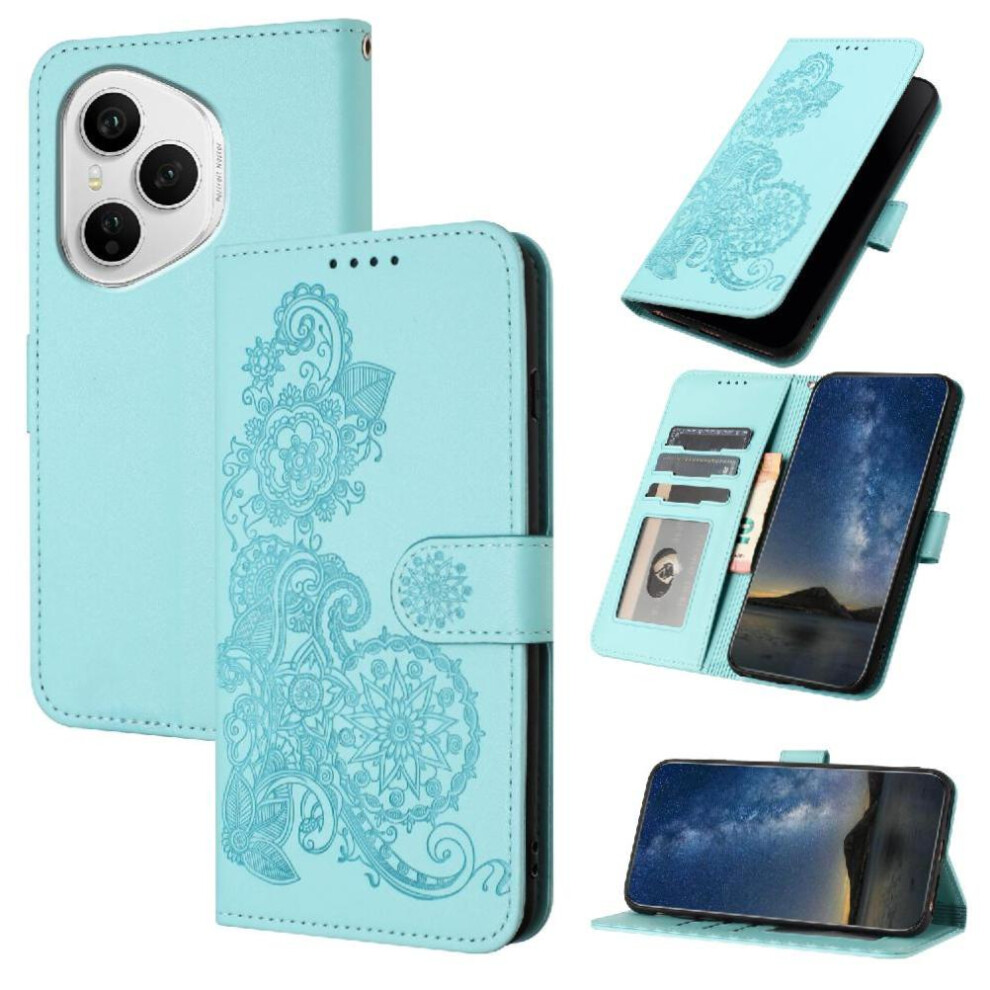 Gangxun (Light ) Flip Case For Honor 400 Pro Flip Folio Book Pu Leather Magnetic Closure Kickstand Protective With Card Slot Stand Blue
