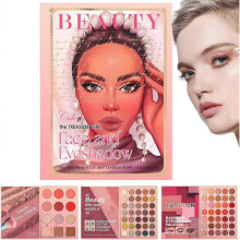 Eyeshadow Palette, Christine Makeup Book Palette, 82 Color Eyeshadow Palette, Highly Pigmented Shadow Contour Powder Palette