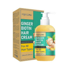 (1pcs) Ginger Biotin Hair Mask, Strengthening & Nourishes Hair Roots, Ginger Deep Conditioning Treatment for Dry Damaged Hair And Hair Growth