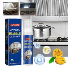 Bubble Cleaner Foam Spray, Kitchen Bubble Cleaner, Foam Cleaner Heavy Dirty, Kitchen Degreaser Spray, All Purpose Foam Cleaner