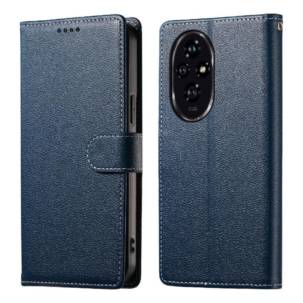 (Dark ) Case For Honor 200 Magnetic Closure Shockproof Card Slots Daily Use Blue 764563580798