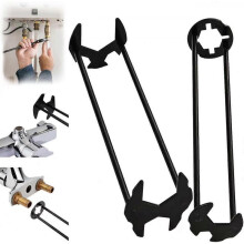Basin Wrench, Faucet Wrench, Plumbers Wrench, 7 Sizes Sink Wrench Set, Universal Under Sink Plumbers Wrench for Tight Spaces
