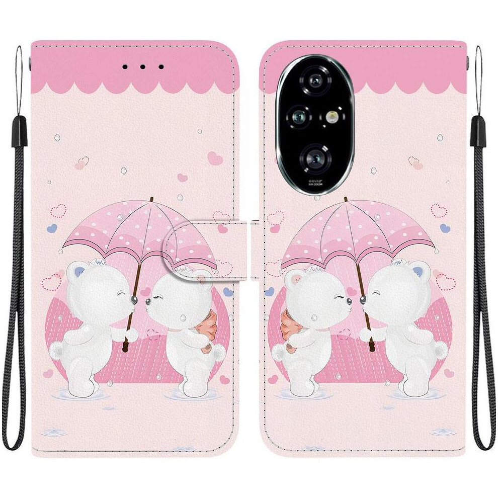 (Ohter) Case For Honor 200 Pro 5G Pattern Cover Pu Leather Flip Leather Wallet 764563581764