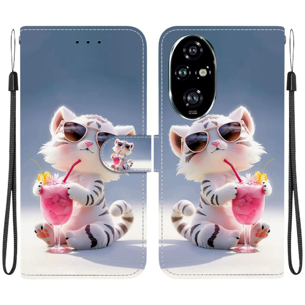 (C5 ) Case For Honor 200 Pro 5G Pattern Cover Pu Leather Flip Leather Wallet 764563581771