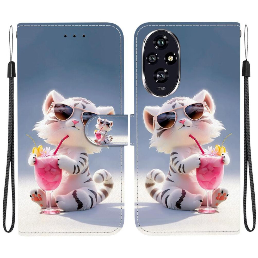 (C5 ) Case For Honor 200 5G Flip Leather Wallet Pattern Cover Pu Leather 764563581832