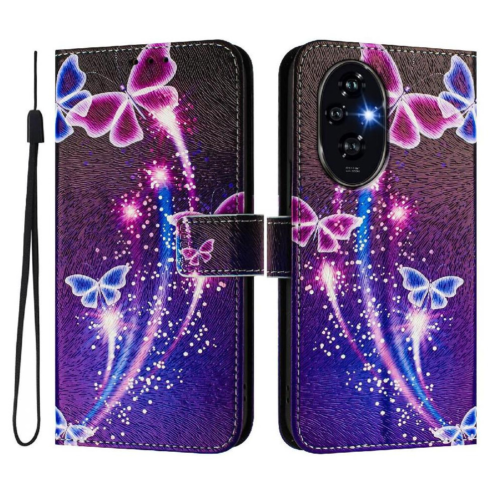 (C1 ) Compatible With Honor 200 Case With Credit Slot Pattern Flip Cover Pu Leather Wallet 764563581917
