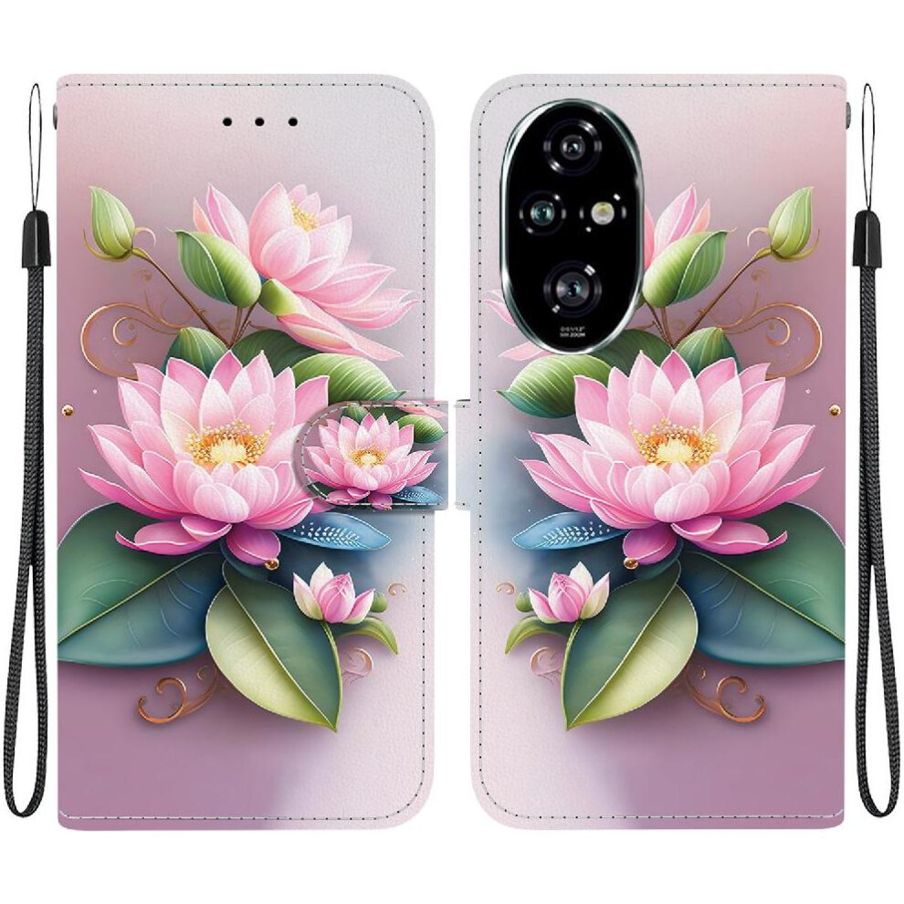 (C3 ) Compatible With Honor 200 Pro 5G Case Pattern Cover Pu Leather Card Slots Card Slot Kickstand 764563581993