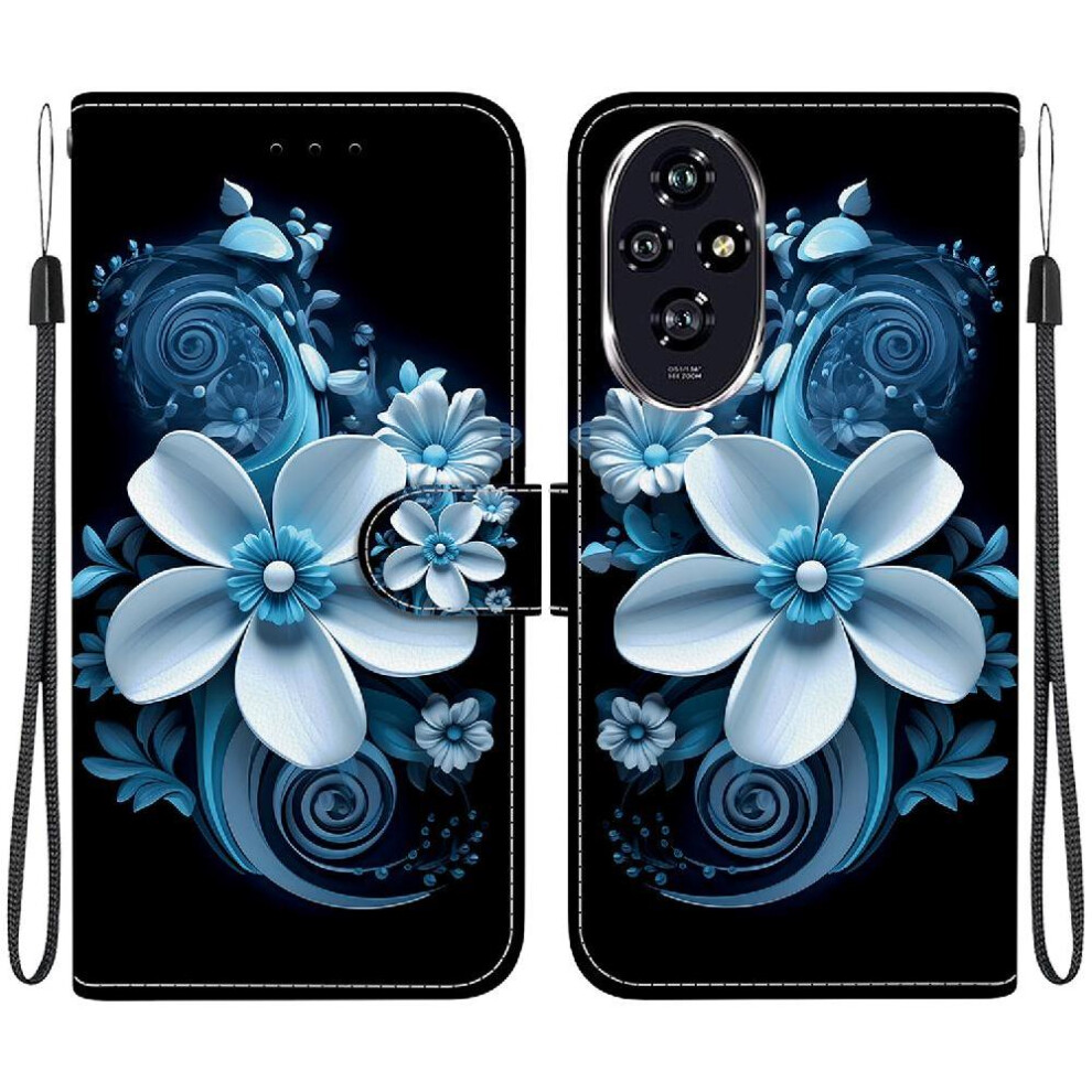 (C5 ) Compatible With Honor 200 5G Case Card Slot Kickstand Card Slots Pattern Cover Pu Leather 764563582082