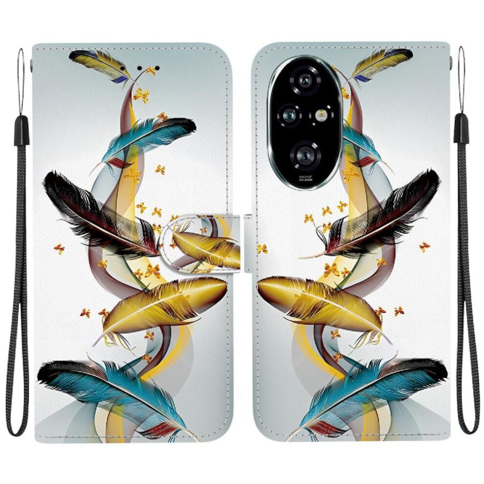 (C1 ) Flip Case For Honor 200 Pro 5G Card Slots Pattern Cover Wallet Card Slot Kickstand Pu Leather 764563582167