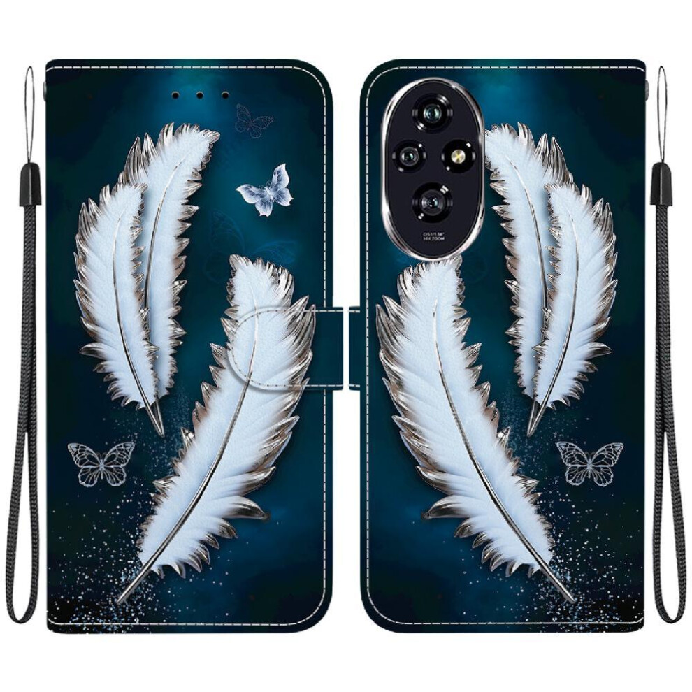 (C2) Flip Case For Honor 200 5G Wallet Card Slots Pu Leather Card Slot Kickstand Pattern Cover 764563582242